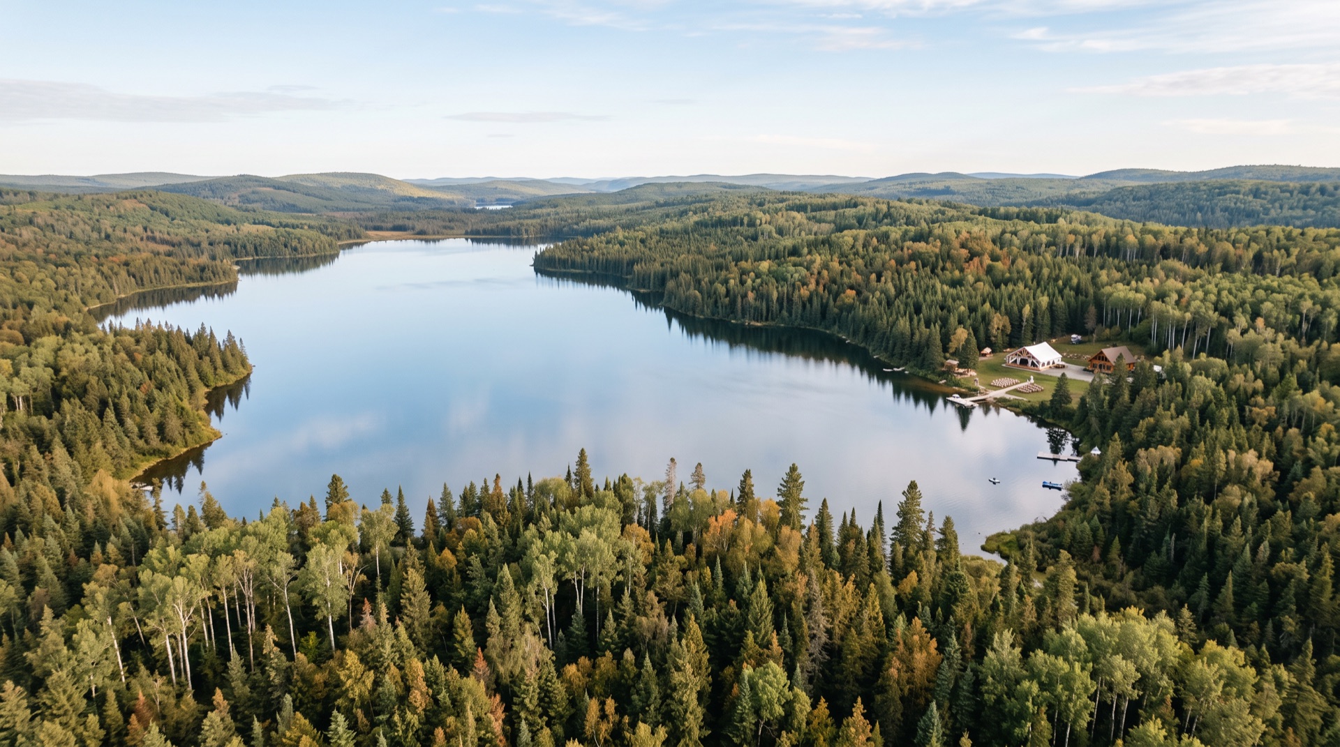 Le lac, vue d'ensemble